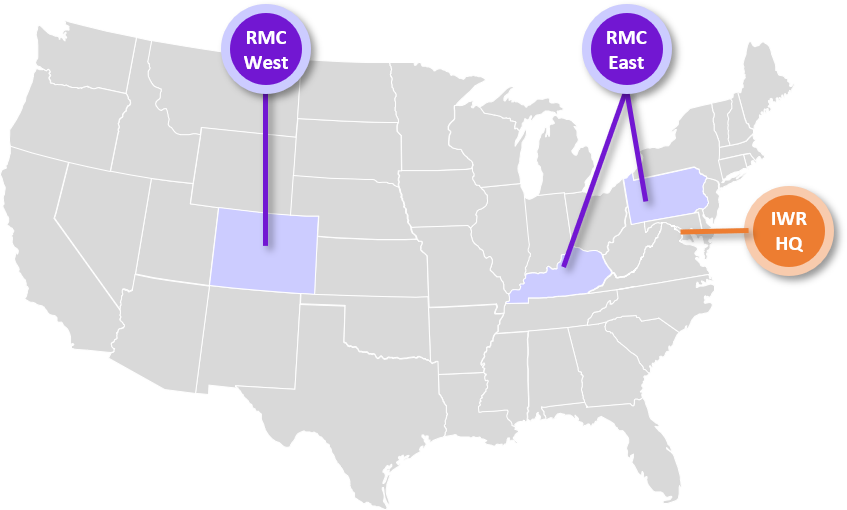 Map of RMC Locations within the US